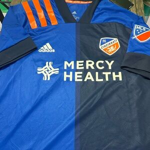 ADIDAS MLS FC CINCINNATI Men's JERSEY Size M,L,XL,2XL  New w tags  Retails $130
